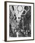 Via Frattina Decorated with Flags of the Competing Nations for the Olympics-null-Framed Photographic Print