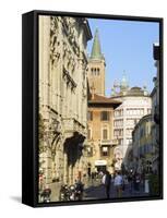 Via Melloni, Parma, Emilia Romagna, Italy, Europe-Tondini Nico-Framed Stretched Canvas