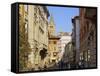 Via Melloni, Parma, Emilia Romagna, Italy, Europe-Tondini Nico-Framed Stretched Canvas