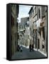 Via San Caterino, off Costa San Antonio, in Oca District of Siena, Tuscany, Italy-Richard Ashworth-Framed Stretched Canvas