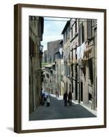 Via San Caterino, off Costa San Antonio, in Oca District of Siena, Tuscany, Italy-Richard Ashworth-Framed Photographic Print