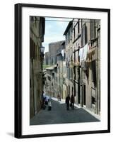 Via San Caterino, off Costa San Antonio, in Oca District of Siena, Tuscany, Italy-Richard Ashworth-Framed Photographic Print