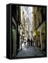 Via San Luca, in Old City of Genoa (Genova), Liguria, Italy-Richard Ashworth-Framed Stretched Canvas