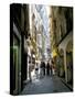 Via San Luca, in Old City of Genoa (Genova), Liguria, Italy-Richard Ashworth-Stretched Canvas
