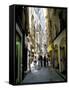 Via San Luca, in Old City of Genoa (Genova), Liguria, Italy-Richard Ashworth-Framed Stretched Canvas