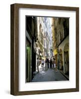 Via San Luca, in Old City of Genoa (Genova), Liguria, Italy-Richard Ashworth-Framed Photographic Print