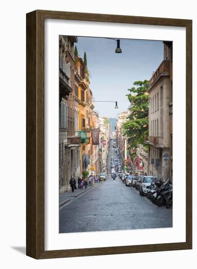 Via Sistina, Rome, Lazio, Latium, Italy, Europe-Frank Fell-Framed Photographic Print