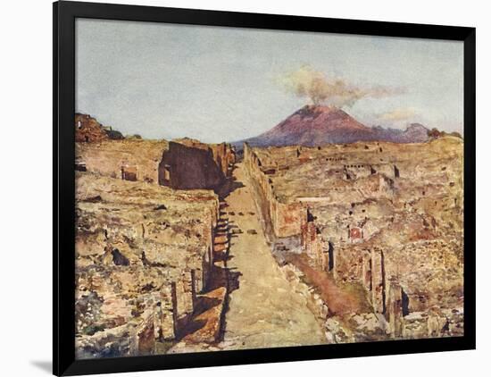 Via Stabia - Pompeii-Alberto Pisa-Framed Art Print