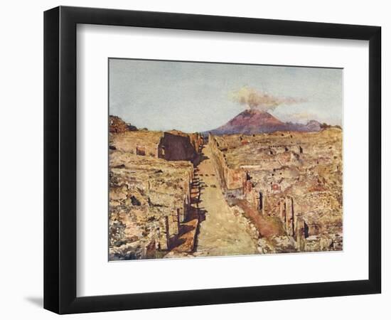 Via Stabia - Pompeii-Alberto Pisa-Framed Art Print