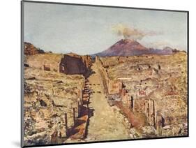 Via Stabia - Pompeii-Alberto Pisa-Mounted Art Print