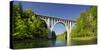 Viaduct About the Orbe, Vallorbe, Vaud, Switzerland-Rainer Mirau-Stretched Canvas