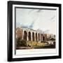 Viaduct across the Sankey Valley, 1831 (Colour Aquatints, Partly Hand-Coloured)-Thomas Talbot Bury-Framed Giclee Print