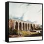 Viaduct across the Sankey Valley, 1831 (Colour Aquatints, Partly Hand-Coloured)-Thomas Talbot Bury-Framed Stretched Canvas