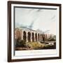 Viaduct across the Sankey Valley, 1831 (Colour Aquatints, Partly Hand-Coloured)-Thomas Talbot Bury-Framed Giclee Print