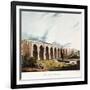 Viaduct across the Sankey Valley, 1831 (Colour Aquatints, Partly Hand-Coloured)-Thomas Talbot Bury-Framed Giclee Print