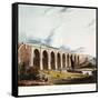 Viaduct across the Sankey Valley, 1831 (Colour Aquatints, Partly Hand-Coloured)-Thomas Talbot Bury-Framed Stretched Canvas