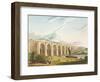 Viaduct across the Sankey Valley, Plate 'Liverpool and Manchester Railway', engraved by Henry Pyall-Thomas Talbot Bury-Framed Giclee Print