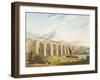 Viaduct across the Sankey Valley, Plate 'Liverpool and Manchester Railway', engraved by Henry Pyall-Thomas Talbot Bury-Framed Giclee Print