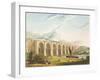 Viaduct across the Sankey Valley, Plate 'Liverpool and Manchester Railway', engraved by Henry Pyall-Thomas Talbot Bury-Framed Giclee Print