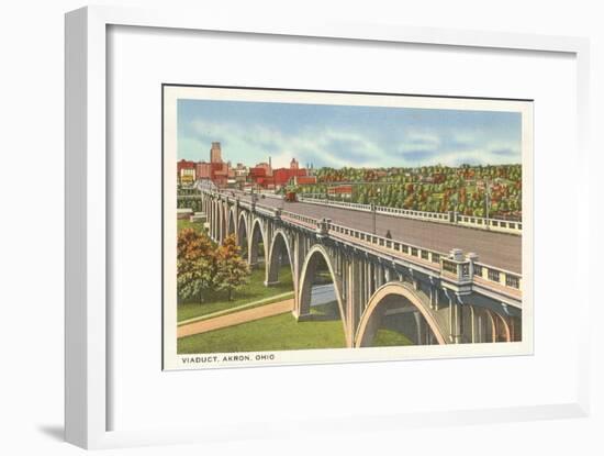 Viaduct, Akron, Ohio-null-Framed Art Print