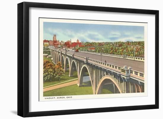 Viaduct, Akron, Ohio-null-Framed Art Print