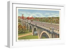 Viaduct, Akron, Ohio-null-Framed Art Print