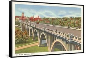 Viaduct, Akron, Ohio-null-Framed Stretched Canvas
