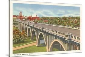 Viaduct, Akron, Ohio-null-Stretched Canvas