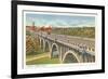 Viaduct, Akron, Ohio-null-Framed Art Print