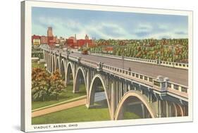 Viaduct, Akron, Ohio-null-Stretched Canvas