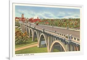 Viaduct, Akron, Ohio-null-Framed Art Print