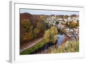 Viaduct and River Nidd at Knaresborough in Autumn-Mark Sunderland-Framed Photographic Print
