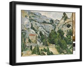 Viaduct at L'Estaque (Le Viaduct a L'Estaque) 1882-Paul Cézanne-Framed Giclee Print