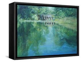 Viaduct Hampstead Heath-John Erskine-Framed Stretched Canvas