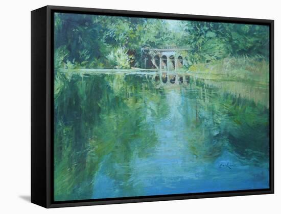 Viaduct Hampstead Heath-John Erskine-Framed Stretched Canvas