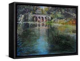 Viaduct Hampstead Heath-John Erskine-Framed Stretched Canvas