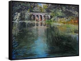 Viaduct Hampstead Heath-John Erskine-Framed Stretched Canvas