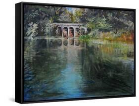 Viaduct Hampstead Heath-John Erskine-Framed Stretched Canvas