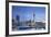 Viaduct Harbour and Sky Tower at Dusk, Auckland, North Island, New Zealand, Pacific-Ian-Framed Photographic Print