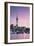 Viaduct Harbour and Sky Tower at Sunset, Auckland, North Island, New Zealand-Ian Trower-Framed Photographic Print