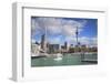 Viaduct Harbour and Sky Tower, Auckland, North Island, New Zealand, Pacific-Ian-Framed Photographic Print