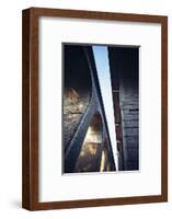 Viaduct in Bielefeld on the Obersee.-Nadja Jacke-Framed Photographic Print