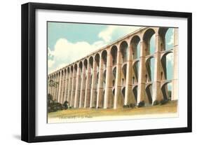 Viaduct in Chaumont, France-null-Framed Art Print
