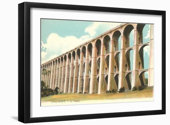 Viaduct in Chaumont, France-null-Framed Art Print