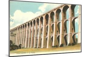 Viaduct in Chaumont, France-null-Mounted Art Print