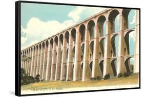 Viaduct in Chaumont, France-null-Framed Stretched Canvas