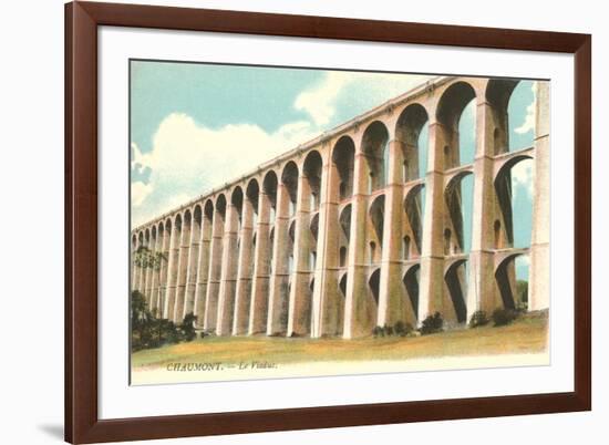 Viaduct in Chaumont, France-null-Framed Premium Giclee Print