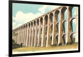 Viaduct in Chaumont, France-null-Framed Art Print