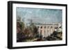 Viaduct of Castelviel in Albi-Henri de Toulouse-Lautrec-Framed Art Print