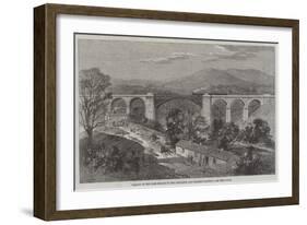 Viaduct on the Lime Branch of the Lancaster and Carlisle Railway-Richard Principal Leitch-Framed Giclee Print